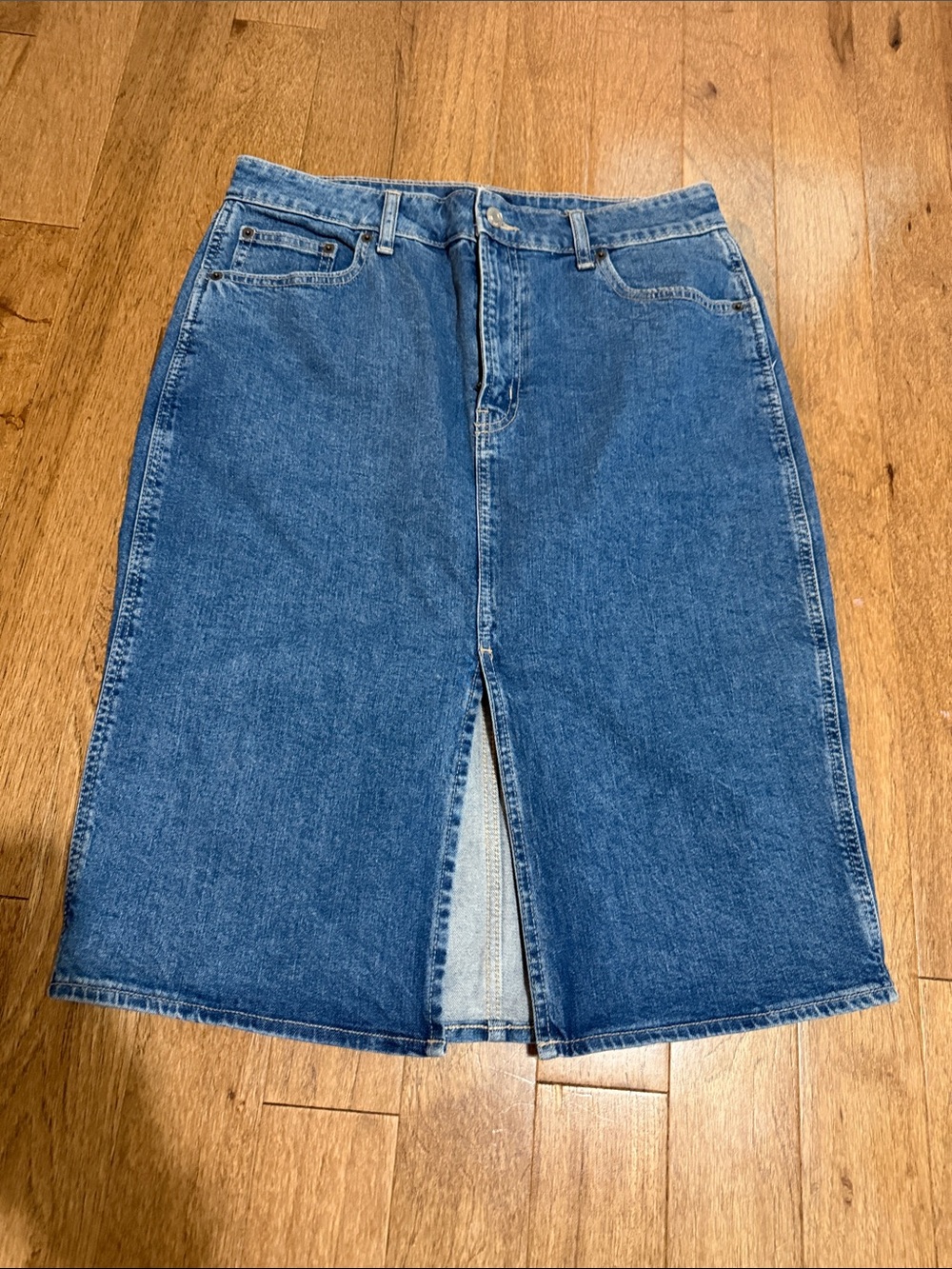 GAP Denim Midi Skirt - size 12